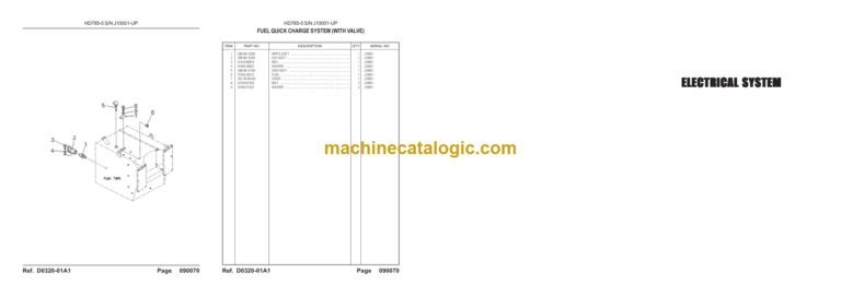 Komatsu SAA6D102E-2 SN 26288645-UP Parts Catalog
