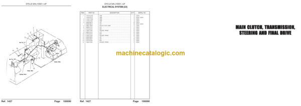 Komatsu D70-LE-8 Bulldozer Parts Catalog