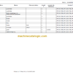 Manitou MT 835 ST3B Parts Catalogue