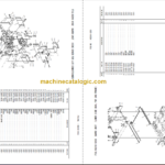Komatsu FH100-1 FH120-1 FH135-1 FH160-1 Forklift Truck Chassis Parts Book