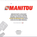 Manitou MT 625 TURBO S1 E3 Parts Catalogue