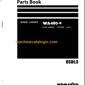 Komatsu WA480-8 Wheel Loader Parts Book