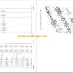 Komatsu GD605A-3 GD655A-3 Motor Grader Parts Book