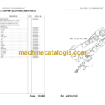 Komatsu PC100F-6Z SN J40001-UP Parts Book