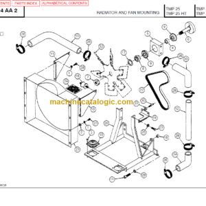 Manitou TMP 25HT TPM 5500HT PARTS MANUAL