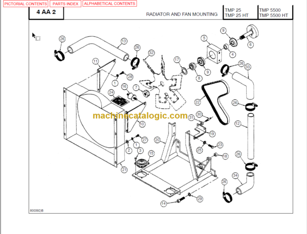 Manitou TMP 25HT TPM 5500HT PARTS MANUAL