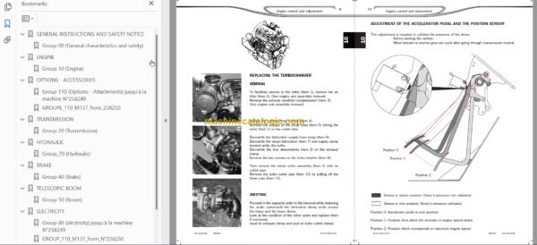 Manitou MT 1840 EP+A Repair Manual