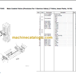 Komatsu PC70-8 Hydraulic Excavator Parts Book