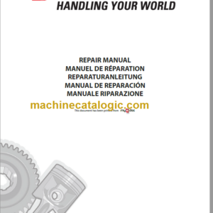 Manitou TMT 25.25 25.20 25.15 Series 1-E2 Repair Manual FR