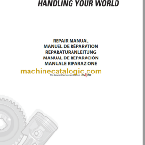 Manitou MT 1840 ST3B Repair Manual