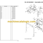Komatsu WA470-6R Wheel Loader Parts Book