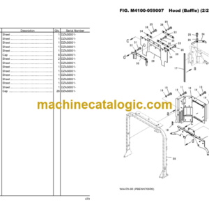 Komatsu WA470-6R Wheel Loader Parts Book