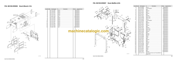 Komatsu WA470-6R Wheel Loader Parts Book