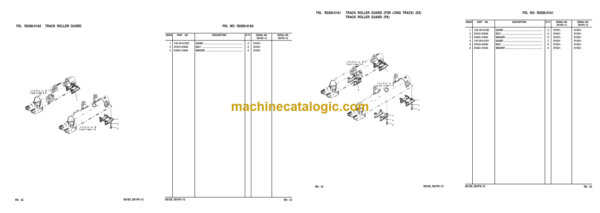 Komatsu D61EX-12 D61PX-12 Bulldozer Parts Book