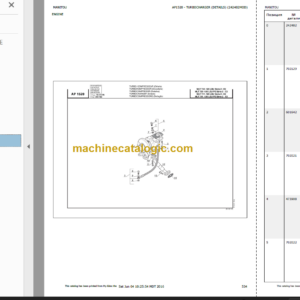 Manitou MT 732 SB E2 Parts Catalogue