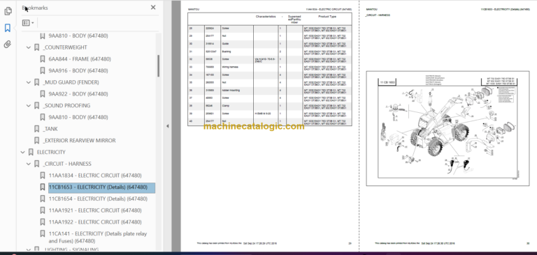 Manitou MT 1030 EASY 75D ST3B S1 Parts Catalogue