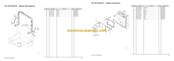 Komatsu WA470-6R Wheel Loader Parts Book