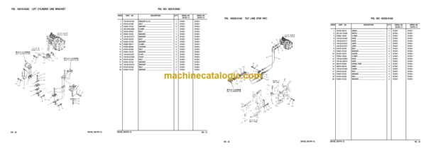 Komatsu D61EX-12 D61PX-12 Bulldozer Parts Book