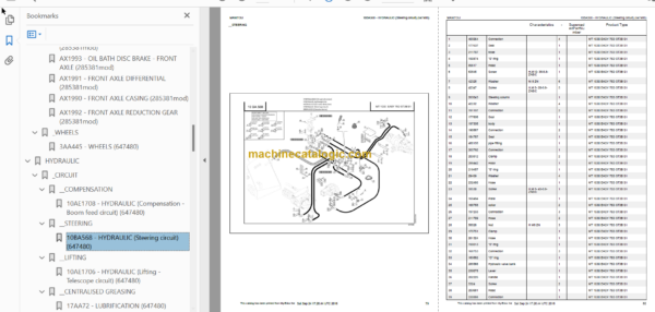 Manitou MT 1030 EASY 75D ST3B S1 Parts Catalogue