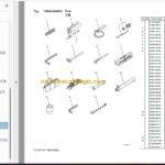 Komatsu PC1250-11R Hydraulic Excavator Parts Book