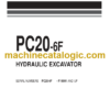 Komatsu PC20-6F Hydraulic Excavator Parts Book
