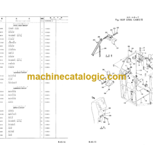 Komatsu GD500R-2 Parts Book