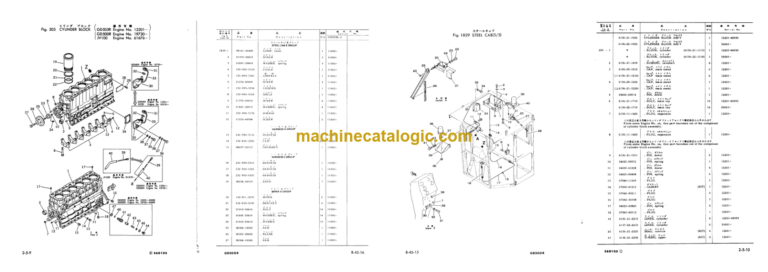 Komatsu GD500R-2 Parts Book
