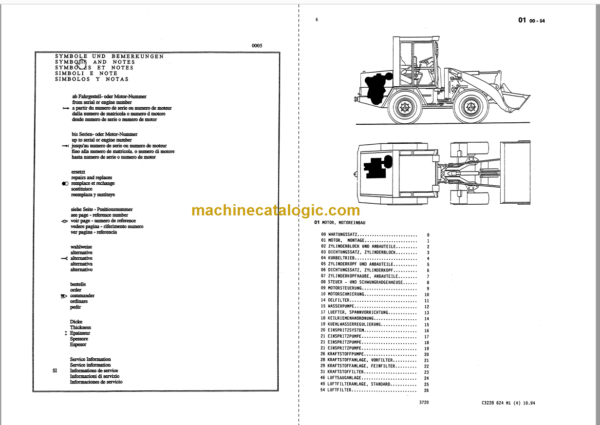 Komatsu 20F Parts Book