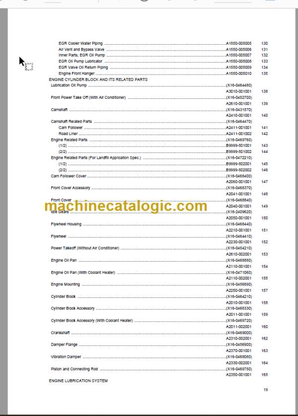 Komatsu D275AX-5E0 SAA6D140E-5H Parts Book