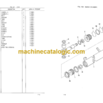 Komatsu PC20-6F Hydraulic Excavator Parts Book