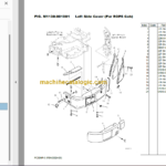 Komatsu PC30MR-3 Hydraulic Excavator Parts Book
