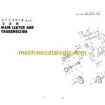 Komatsu GD500R-2 Parts Book