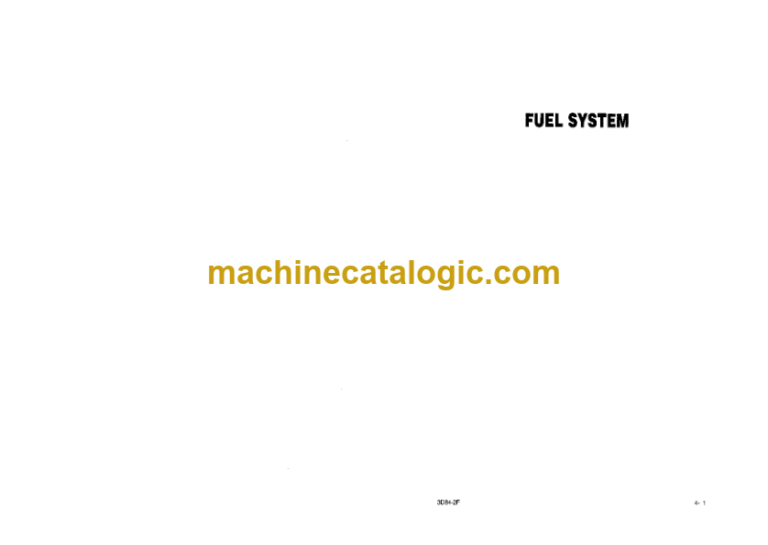 Komatsu PC20-6F Hydraulic Excavator Parts Book
