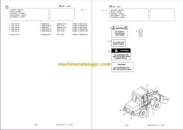 Komatsu 20F Parts Book