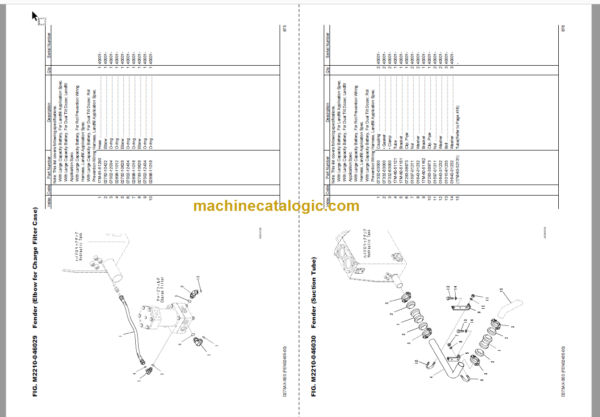 Komatsu D275AX-5E0 SAA6D140E-5H Parts Book