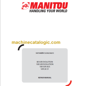 Manitou 80 VJR REPAIR MANUAL