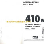 Komatsu FAI 410W Hydraulic Excavator Parts Book