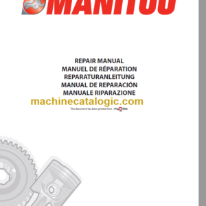 Manitou MT 1840 A ST3B Repair Manual