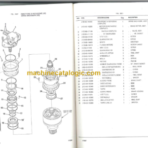 Komatsu FAI 410W Hydraulic Excavator Parts Book