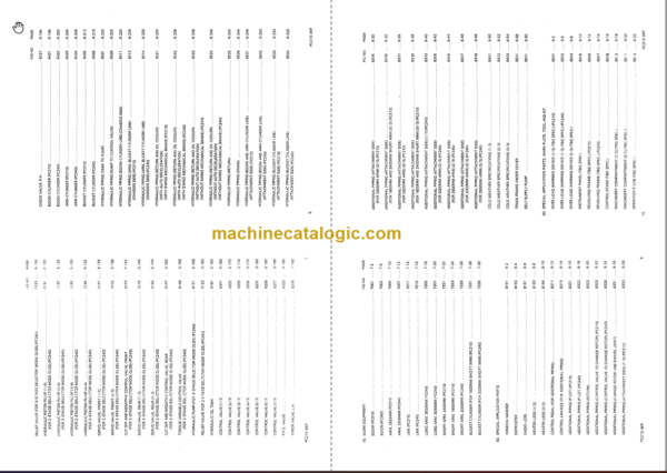 Komatsu PC210-3KP PC210LC-3KP PC240(LC)-3KP PC240NLC-3KP Parts Book