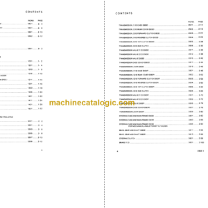 Komatsu D83E-1 D83P-1 Parts Book