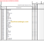 Manitou TMP 25HT TPM 5500HT PARTS MANUAL