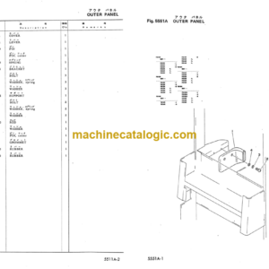 Komatsu FB10R 13R 14R 15R 18R Parts Book