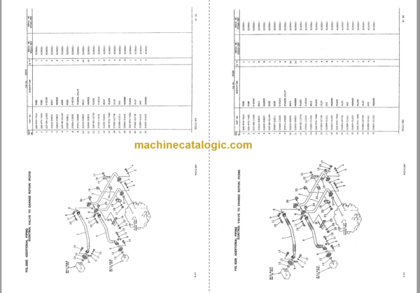 Komatsu PC210-3KP PC210LC-3KP PC240(LC)-3KP PC240NLC-3KP Parts Book