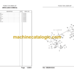 Komatsu PC200-7 SN J30001-UP Engine Parts Book
