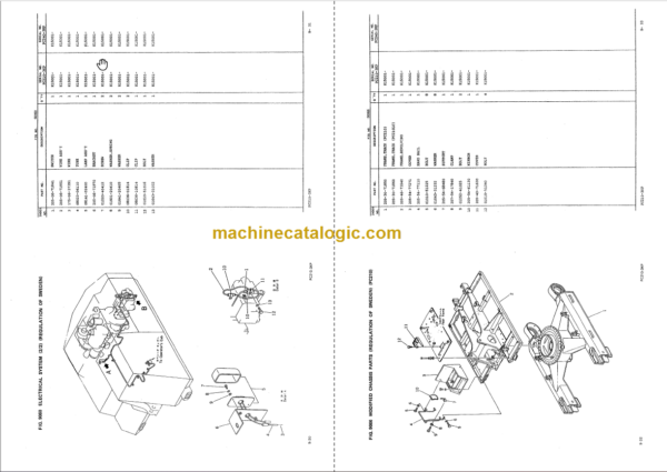 Komatsu PC210-3KP PC210LC-3KP PC240(LC)-3KP PC240NLC-3KP Parts Book