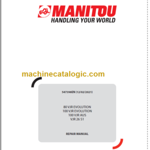 Manitou 100 VJR REPAIR MANUAL