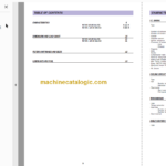 Manitou MT 940 L Turbo Série 3-E2 Repair Manual