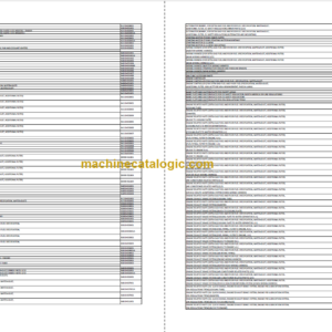 Komatsu HD785-7 Engine Parts Book