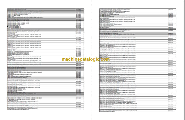 Komatsu HD785-7 Engine Parts Book